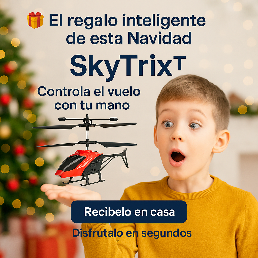 Helicóptero Volador Inteligente con Sensor