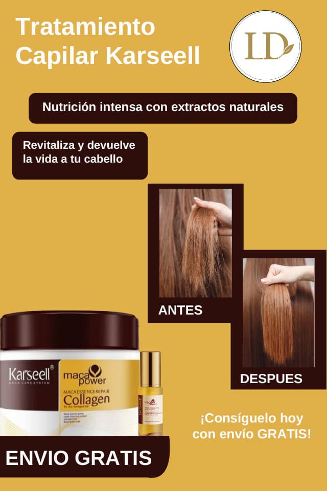 Kit Karseell Tratamiento 300ml + Obsequio Aceite Nutritivo 60ml