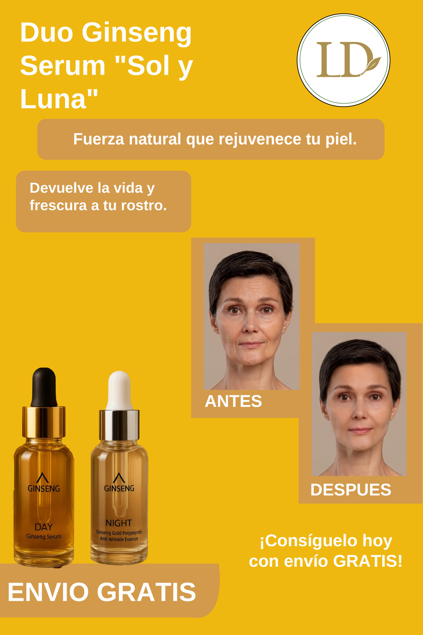 Serum Día & Noche Duo Ginseng – 30ml
